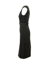 PINKO - Abito Acalypha Midi con Cintura - Nero - LIDIASHOPPING® - Official Website