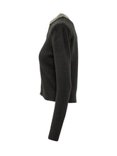 PINKO - Cardigan Colonia con Collo Decorato - Nero - LIDIASHOPPING® - Official Website