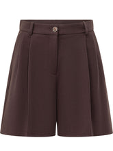 PINKO - Shetana Shorts con Pieghe - Rosso - LIDIASHOPPING® - Official Website
