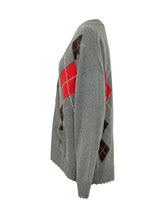 PINKO - Cardigan Bristol con Motivo a Rombi - Grigio - LIDIASHOPPING® - Official Website