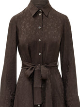 PINKO - Agatea Shirt Dress - Brown - LIDIASHOPPING® - Official Website