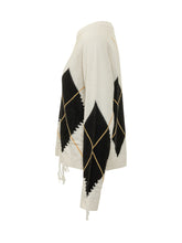 PINKO - Berna Sweater with Argyle Motif - - LIDIASHOPPING® - Official Website