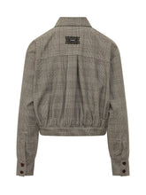 PINKO - Oncidium Checked Overshirt - Beige - LIDIASHOPPING® - Official Website