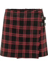 PINKO - Grevillea Minigonna Check con Fibbie - Nero - LIDIASHOPPING® - Official Website