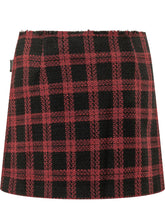 PINKO - Grevillea Minigonna Check con Fibbie - Nero - LIDIASHOPPING® - Official Website