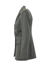 PINKO - Blazer Hibiscus Doppiopetto - Grigio - LIDIASHOPPING® - Official Website