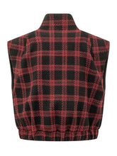 PINKO - Handel Gilet Check con Zip - Nero - LIDIASHOPPING® - Official Website