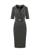 PINKO - Abito Arnebia con Cintura - Grigio - LIDIASHOPPING® - Official Website