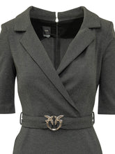 PINKO - Abito Arnebia con Cintura - Grigio - LIDIASHOPPING® - Official Website