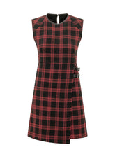 PINKO - Amaranda Checked Dress - Black - LIDIASHOPPING® - Official Website