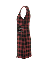 PINKO - Amaranda Checked Dress - Black - LIDIASHOPPING® - Official Website