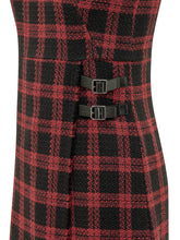 PINKO - Amaranda Checked Dress - Black - LIDIASHOPPING® - Official Website