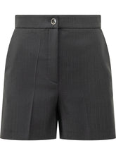 PINKO - Solanum Shorts con Pieghe - Blu - LIDIASHOPPING® - Official Website