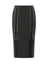 PINKO - Gem Gonna Longuette con Lacci - Nero - LIDIASHOPPING® - Official Website