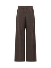 BRUNELLO CUCINELLI - Pantaloni Larghi con Piega - Marrone - LIDIASHOPPING® - Official Website