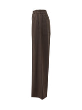 BRUNELLO CUCINELLI - Pantaloni Larghi con Piega - Marrone - LIDIASHOPPING® - Official Website