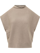 BRUNELLO CUCINELLI - Maglia Dolcevita a Coste - Beige - LIDIASHOPPING® - Official Website