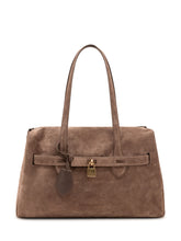 BRUNELLO CUCINELLI - Borsa con Manici e Lucchetto - Marrone - LIDIASHOPPING® - Official Website