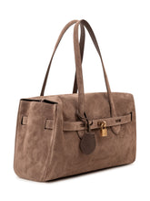 BRUNELLO CUCINELLI - Borsa con Manici e Lucchetto - Marrone - LIDIASHOPPING® - Official Website