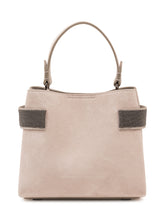 BRUNELLO CUCINELLI - Borsa con Manico e Fasce Laterali - Grigio - LIDIASHOPPING® - Official Website