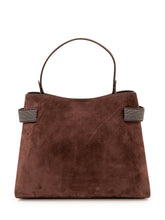 BRUNELLO CUCINELLI - Shopper Softy Velour - Marrone - LIDIASHOPPING® - Official Website