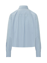 BRUNELLO CUCINELLI - Shirt with Patch Pocket - Blue - LIDIASHOPPING® - Official Website
