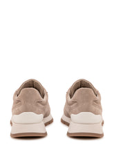 BRUNELLO CUCINELLI - Low Top Sneaker with Stitched Panels - Grey - LIDIASHOPPING® - Official Website