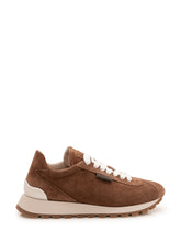 BRUNELLO CUCINELLI - Low Top Sneaker with Lug Sole - Brown - LIDIASHOPPING® - Official Website