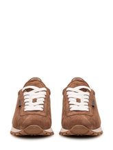 BRUNELLO CUCINELLI - Low Top Sneaker with Lug Sole - Brown - LIDIASHOPPING® - Official Website