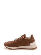 BRUNELLO CUCINELLI - Low Top Sneaker with Lug Sole - Brown - LIDIASHOPPING® - Official Website