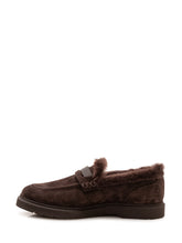BRUNELLO CUCINELLI - Mocassino con Bordo in Pelliccia - Marrone - LIDIASHOPPING® - Official Website