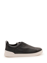 ZEGNA - Sneaker Bassa Senza Lacci - Blu - LIDIASHOPPING® - Official Website