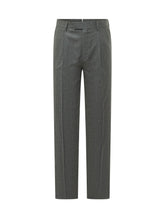 ZEGNA - Straight Trousers with Creases - Grey - LIDIASHOPPING® - Official Website