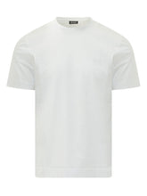 ZEGNA - T-shirt con Ricamo sul Petto - - LIDIASHOPPING® - Official Website