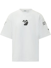 OFF-WHITE - Swimming Logo T-shirt with Front Motif - White - LIDIASHOPPING® - Official Website