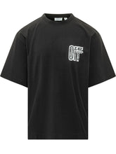 OFF-WHITE - T-shirt Motion Arrow con Grafica Effetto Usurato - Nero - LIDIASHOPPING® - Official Website