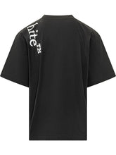 OFF-WHITE - Vertical Bookish T-shirt with Side Logo - Black - LIDIASHOPPING® - Official Website