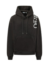 OFF-WHITE - Vert Bookish Hoodie with Vertical Lettering - Black - LIDIASHOPPING® - Official Website