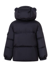 MONCLER KIDS - Piumino Jareth con Cappuccio - Blu - LIDIASHOPPING® - Official Website