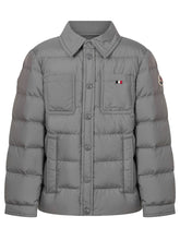MONCLER KIDS - Piumino Kaelen - Grigio - LIDIASHOPPING® - Official Website