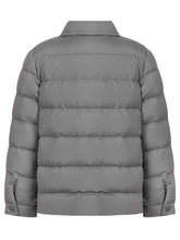 MONCLER KIDS - Piumino Kaelen - Grigio - LIDIASHOPPING® - Official Website