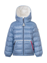 MONCLER KIDS - Giacca Icarus Trapuntata con Cappuccio - Blu - LIDIASHOPPING® - Official Website