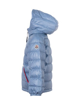 MONCLER KIDS - Giacca Icarus Trapuntata con Cappuccio - Blu - LIDIASHOPPING® - Official Website