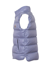 MONCLER KIDS - Gilet Bernard Trapuntato - Blu - LIDIASHOPPING® - Official Website