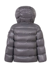 MONCLER KIDS - Piumino Maya Trapuntato con Zip - Grigio - LIDIASHOPPING® - Official Website