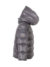 MONCLER KIDS - Piumino Maya Trapuntato con Zip - Grigio - LIDIASHOPPING® - Official Website