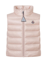 MONCLER KIDS - Gilet Ghany Trapuntato con Collo Alto - Rosa - LIDIASHOPPING® - Official Website