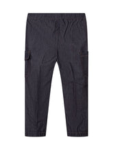 MONCLER KIDS - Pantaloni Jogger con Fondo Regolato - Blu - LIDIASHOPPING® - Official Website