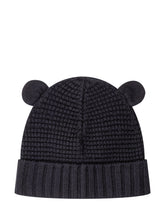 MONCLER KIDS - Knitted Hat With Ears - Blue - LIDIASHOPPING® - Official Website