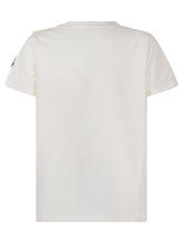 MONCLER KIDS - T-shirt con Grafica di Personaggi - Bianco - LIDIASHOPPING® - Official Website